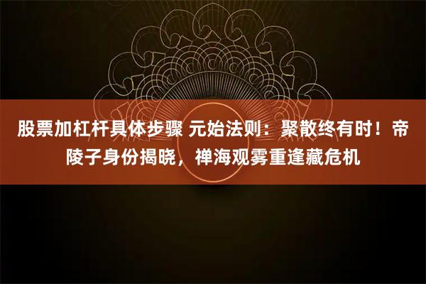 股票加杠杆具体步骤 元始法则：聚散终有时！帝陵子身份揭晓，禅海观雾重逢藏危机